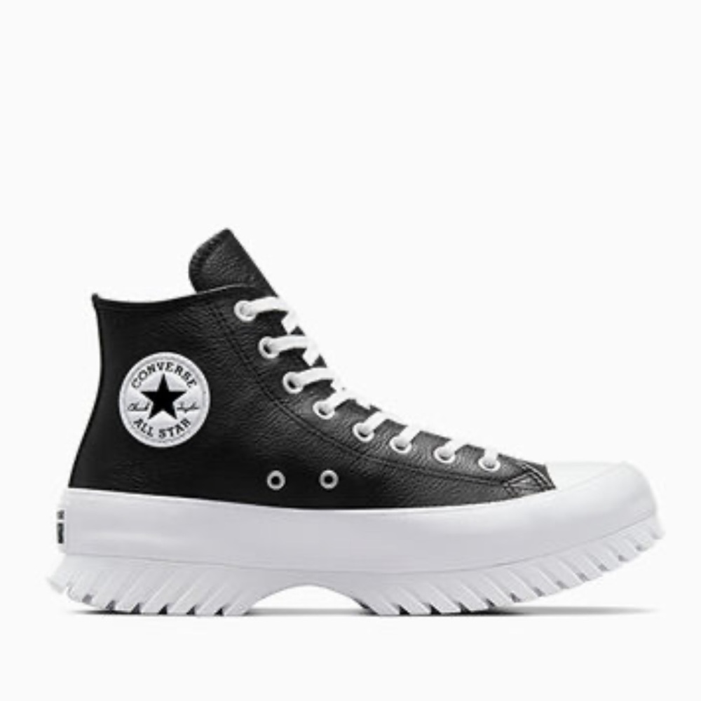Converse Black Genuine Leather Chuck Taylor All Star Lugged 2.0